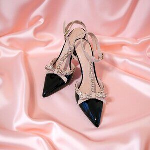 Kate Spade Lydia Rhinestone Heels – Flirty Glam with a Polished Wink